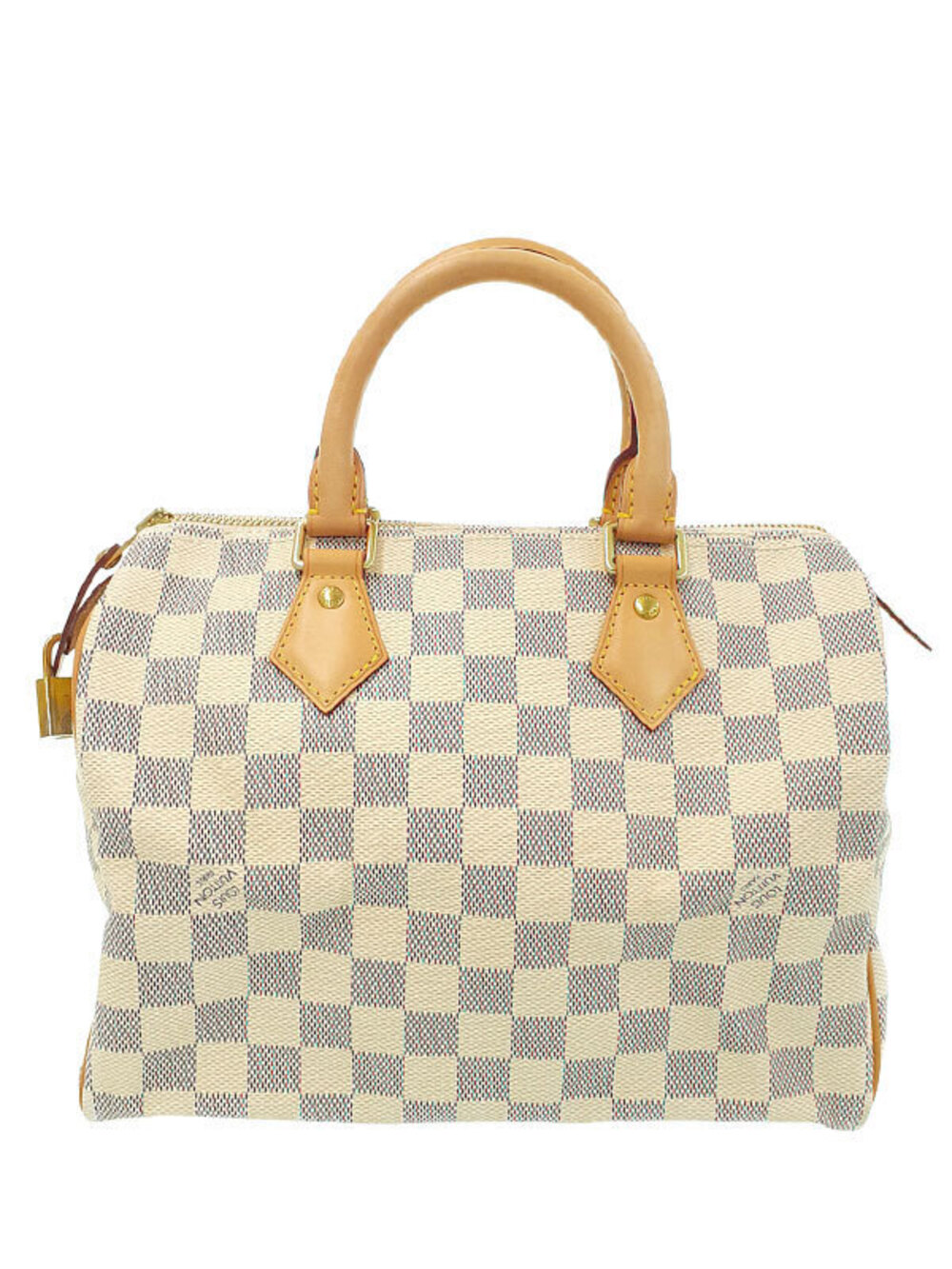 Louis Vuitton Damier Azur White Speedy Handbag